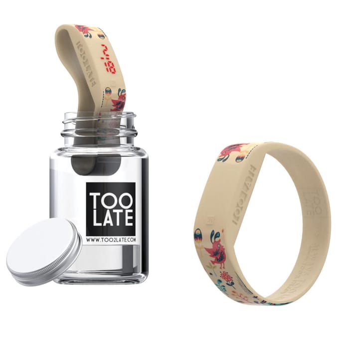 TOO LATE - siliconen horloges - FABULA LOVEBIRDS - polsmaat M