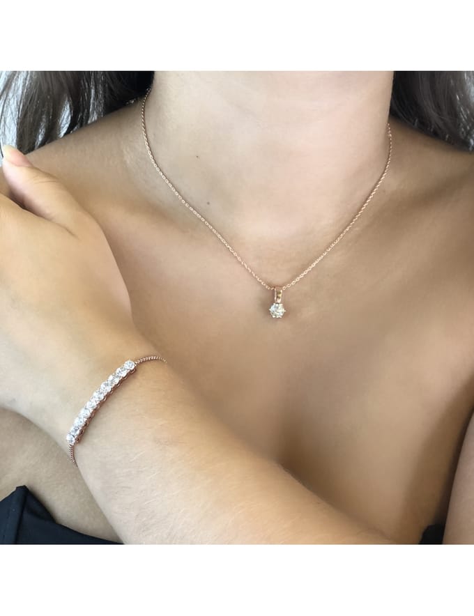 Crystal Mia Geboortestenenset - Kristal
