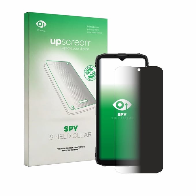 upscreen - privacy screenprotector voor Doogee Blade 10 Energy - Folie Beschermfolie Blauwlichtfilter