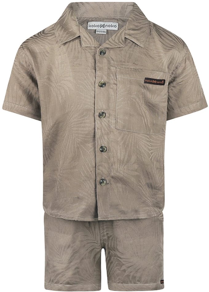 Koko Noko Jongens Kledingset - Faded brown
