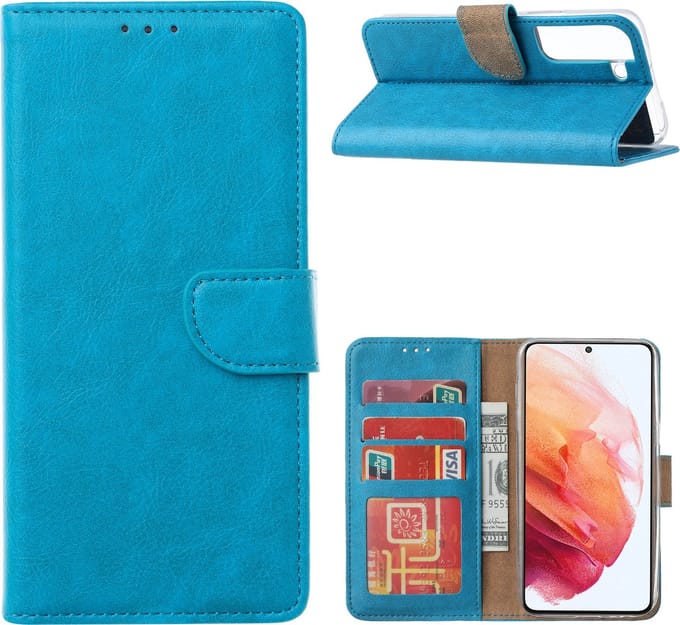 Cityhoesje-bookcase geschikt voor Samsung S22 Pasjeshouder