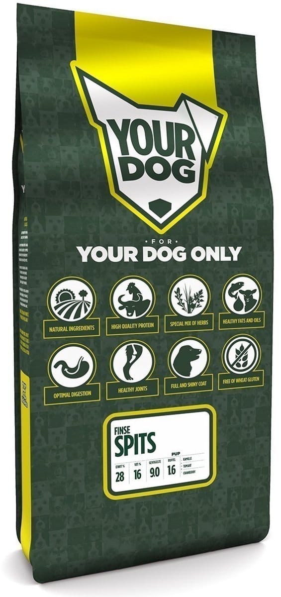 Yourdog Finse spits - Hondenbrokken - Pup - 12 kg