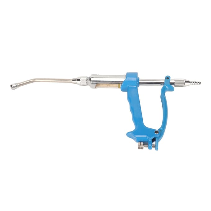 Veterinaire Continue Spuit Instelbare Dosis Herbruikbaar Veilig Vee Injector voor Schaap Geit Hond gray