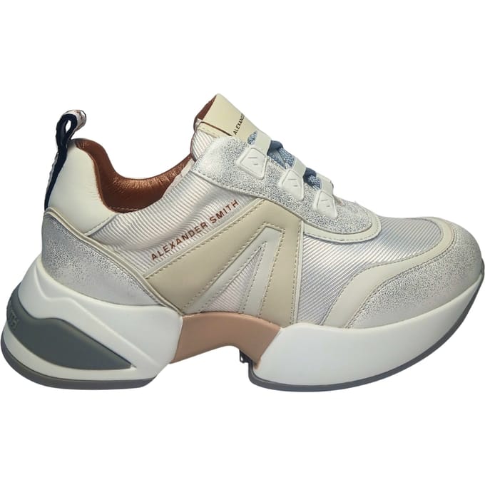Damesschoenen Alexander Smith Marble vrouw wit zilver