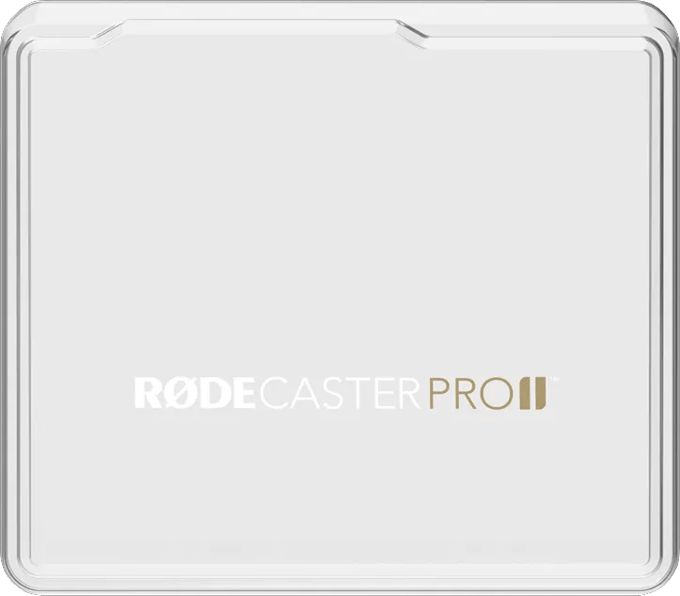 RØDECover 2 – Premium Polycarbonaat Stofkap voor de RØDECaster Pro II – Ultieme Bescherming & Luxe Afwerking