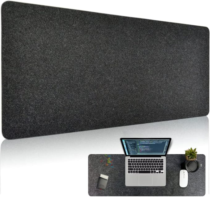 100*40cm Vilt Bureaumat - Computermat Voor Op Het Bureau - Viltmuismat - Toetsenbordmat - Bureaubeschermer