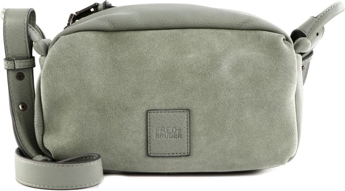 FREDsBRUDER Leren Schoudertas Sually Camera Bag Sage Kaki