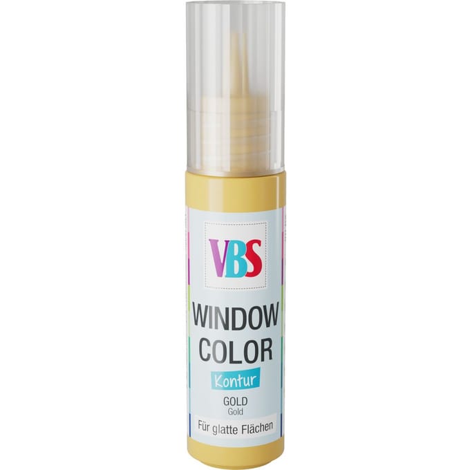 VBS Window Color contour, 20 ml - Goud
