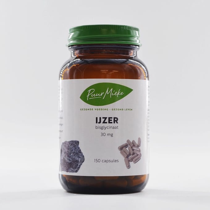 IJzer Bisglycinaat - 30mg - 150 capsules