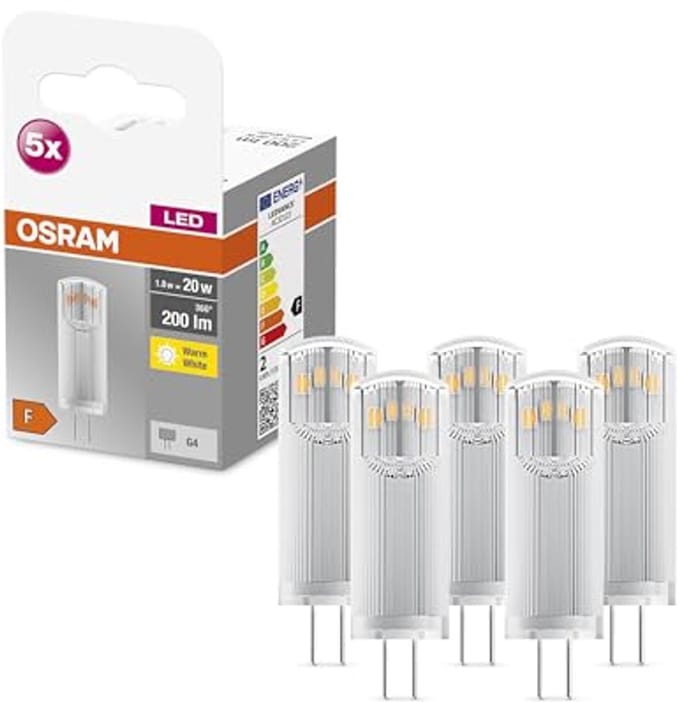 G4 LED Lamp Warm Wit 200 Lumen – 5-Pak