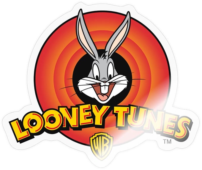 Looney Tunes Bugs Bunny Sticker maat S (10 x 10 cm)