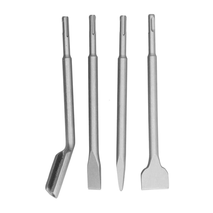 4 STUKS Beit Hamer Boorbeitels Beton Hamer Bits Set Inclusief Platte Beitelpunt Beitelpunt en