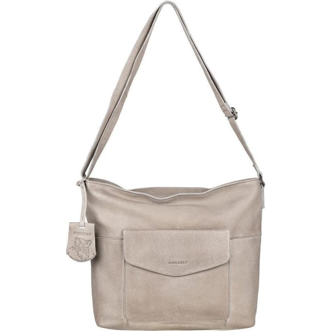 Burkely Just Jackie Crossover Hobo Light Grey