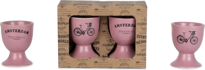 Memoriez - Eierdopjes - Amsterdam fiets - Roze