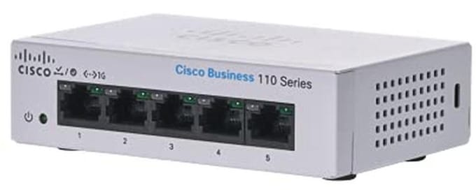 Onbeheerde 5-poorts Gigabit Ethernet Switch voor Desktop