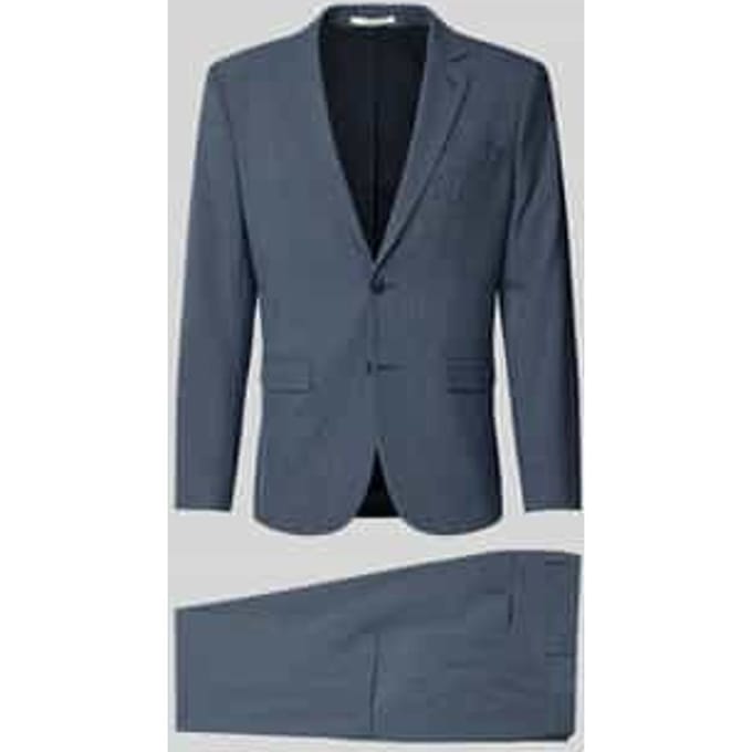 Slim fit pak met viscose, model 'LIAM'
