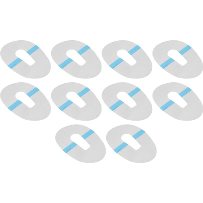 10 stuks Zelfklevende Patch Flexibele Sterke Fixatie Langdurige Sensor Zelfklevende Sticker Accessoire white