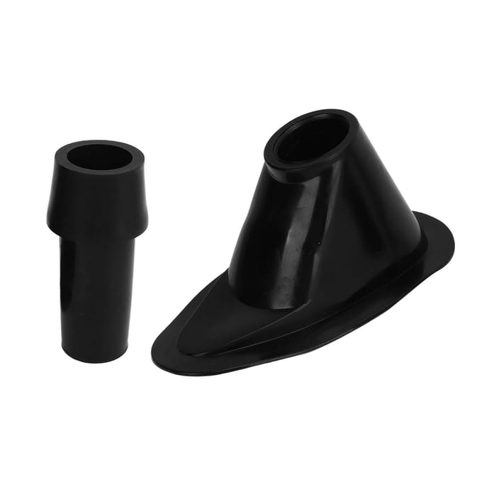 Opblaasbare Boot Hengelhouder Plakbare Kajak Hengelhouder Zonnescherm Bevestiger Boot black