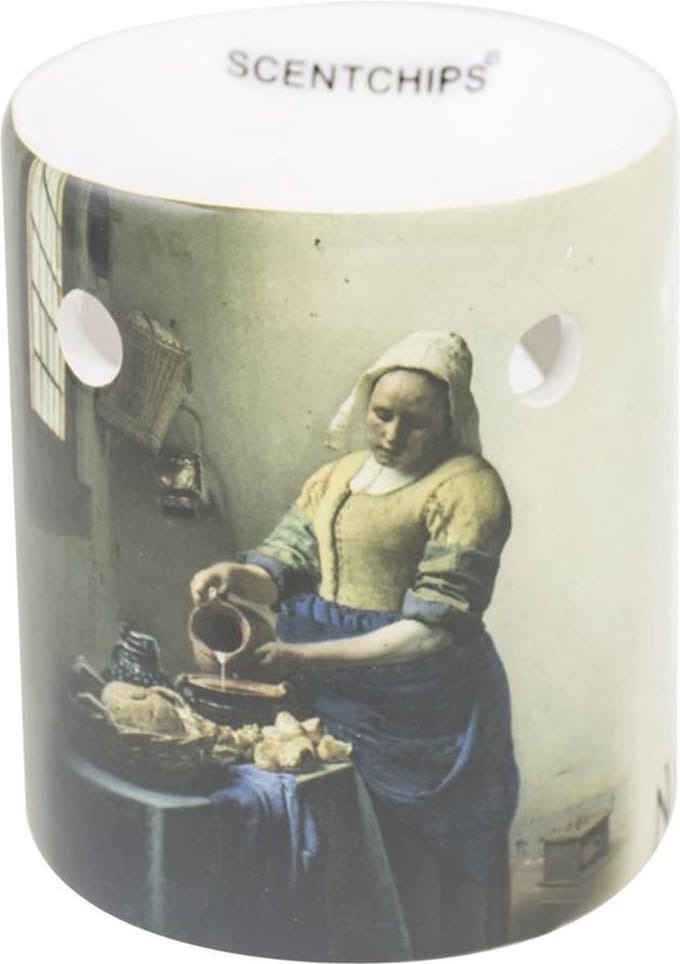 Scentchips geurbrander - Oude Meesters Vermeer Melkmeisje - Keramiek