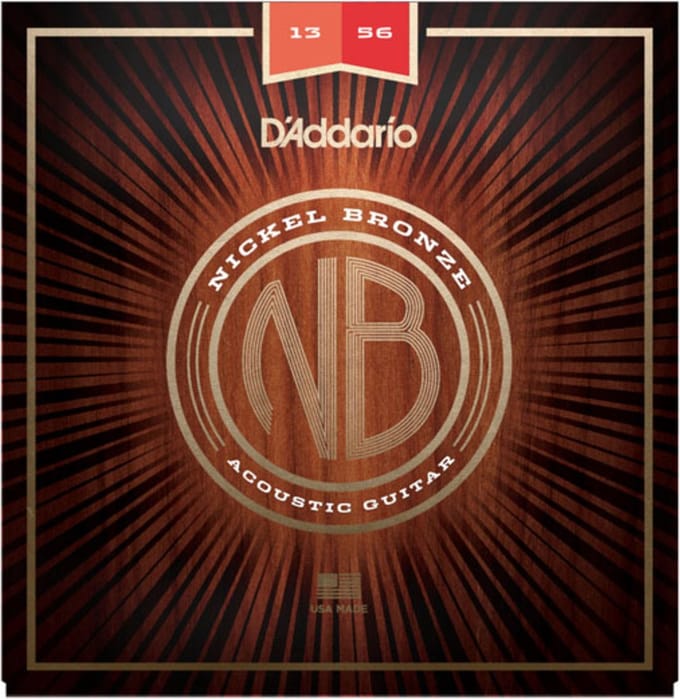 D'Addario NB1356 Nickel Bronze Akoestische Snaren (13-56) Medium