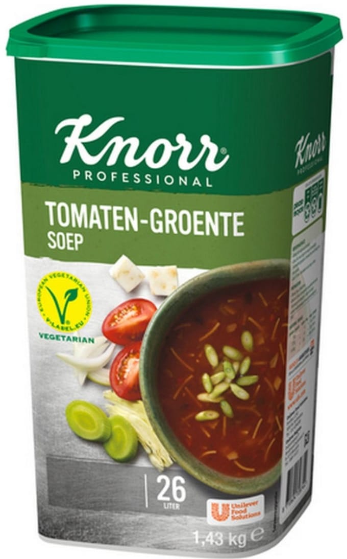 Knorr - Tomaten Groente - Bus 19 liter - Omdoos 6x