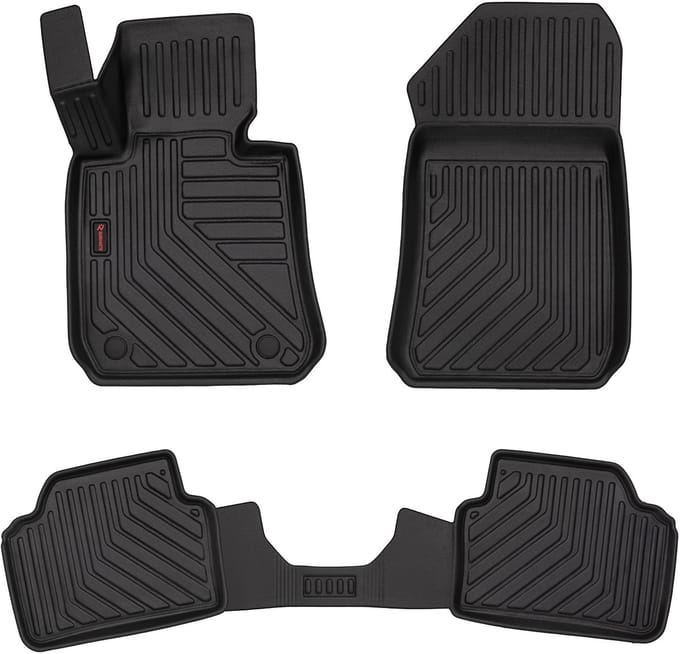 Wielganizator 3D Serie - Rubberen Automatten - BMW 3 E90 - 5cm Rand - Bezzapachowe