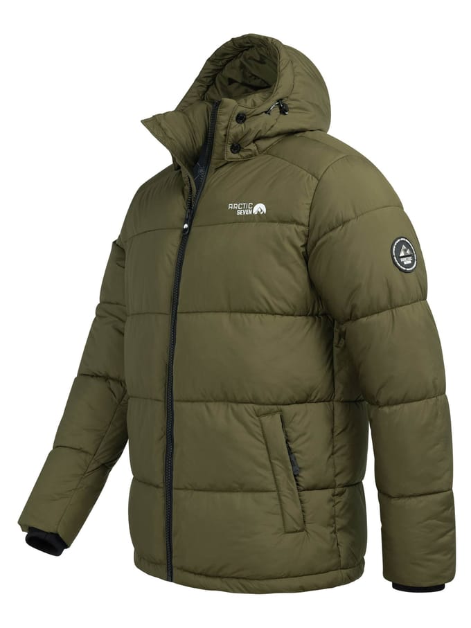 Arctic Seven Heren Winter Puffer Jas AS-333 – Warm, Sportief, Waterafstotend