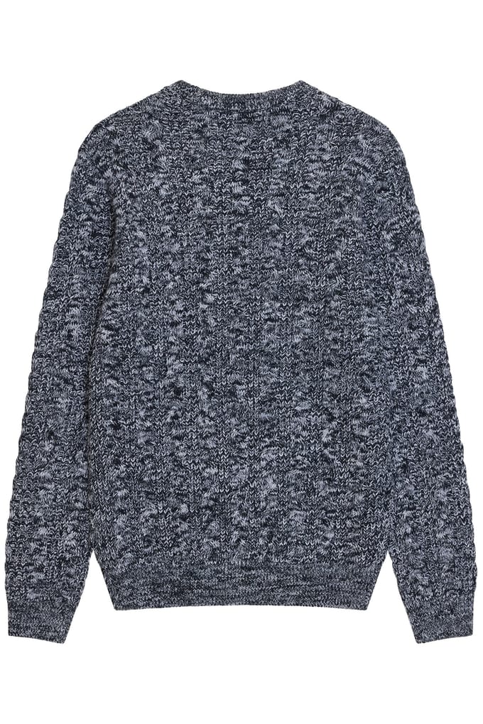 French Connection Crew Cable Twist Marine Mel Taglia: M | Maglioni a maglia Outlet | Uomo