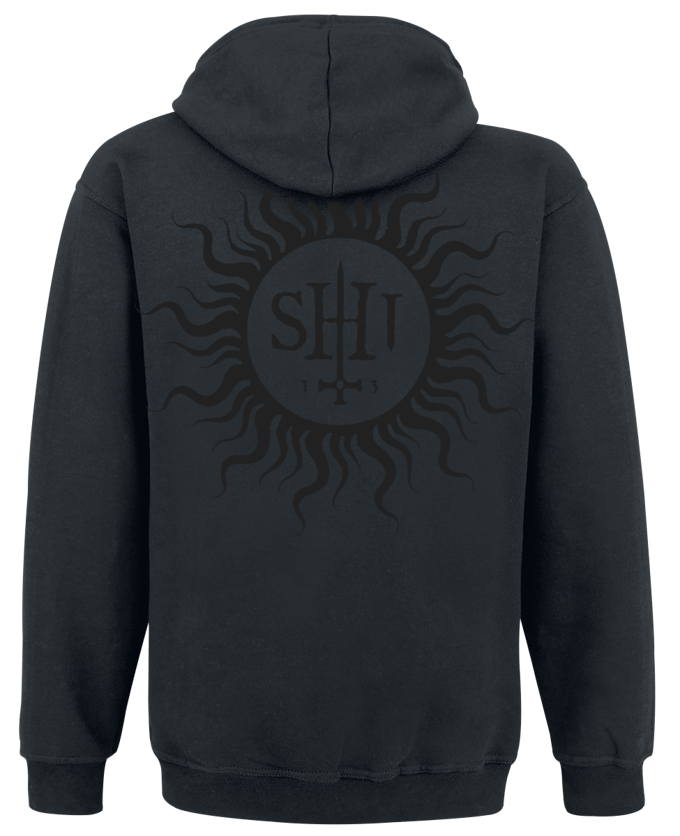 Behemoth Trui met capuchon - The Shit ov God - Sun - M - voor Mannen - zwart