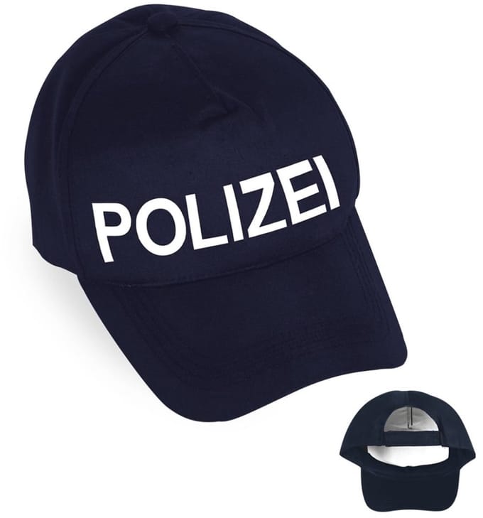 Cap Polizei - Blauw - Duitse politie pet