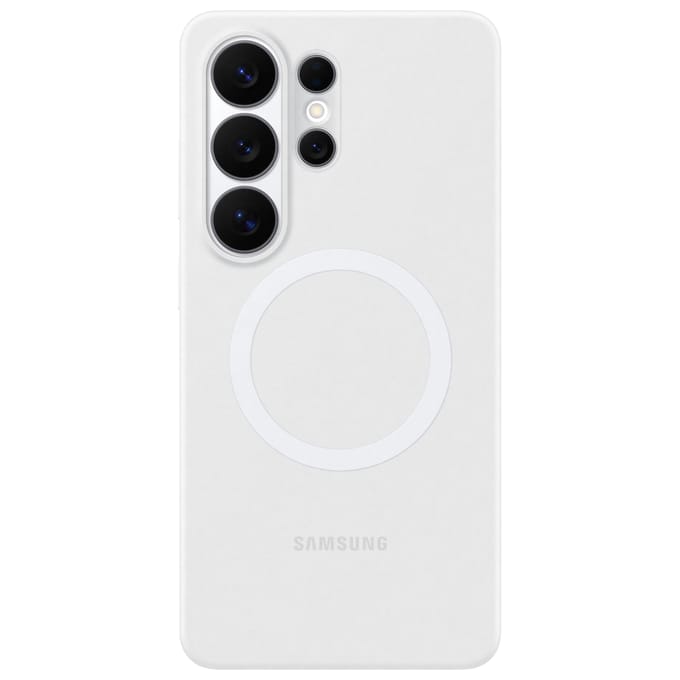 Silicone Magnet Backcover voor de Samsung Galaxy S26 Ultra - White