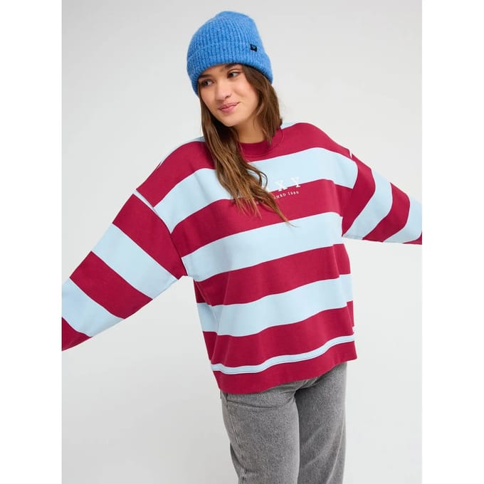 Dames sweatshirt Roxy Strictly Stripes