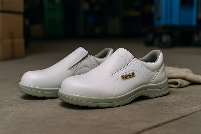 Veiligheidsschoenen Panoply Loriol 2 S1 – Maat 45 – Wit – Slip-On