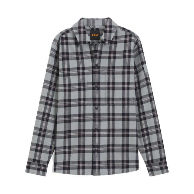 Regular fit overhemdjack van pure katoen model 'LOCKY_2_M'