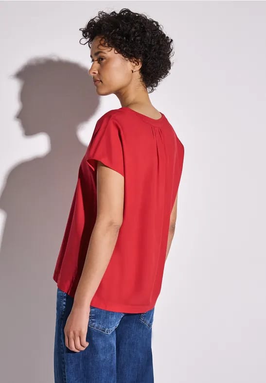 Blouse in effen kleur