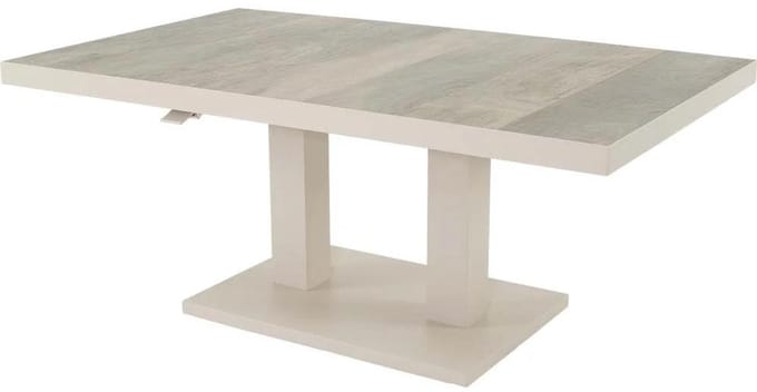 Les - Prato-loungetafel verstelbaar 140x85 cm - crème