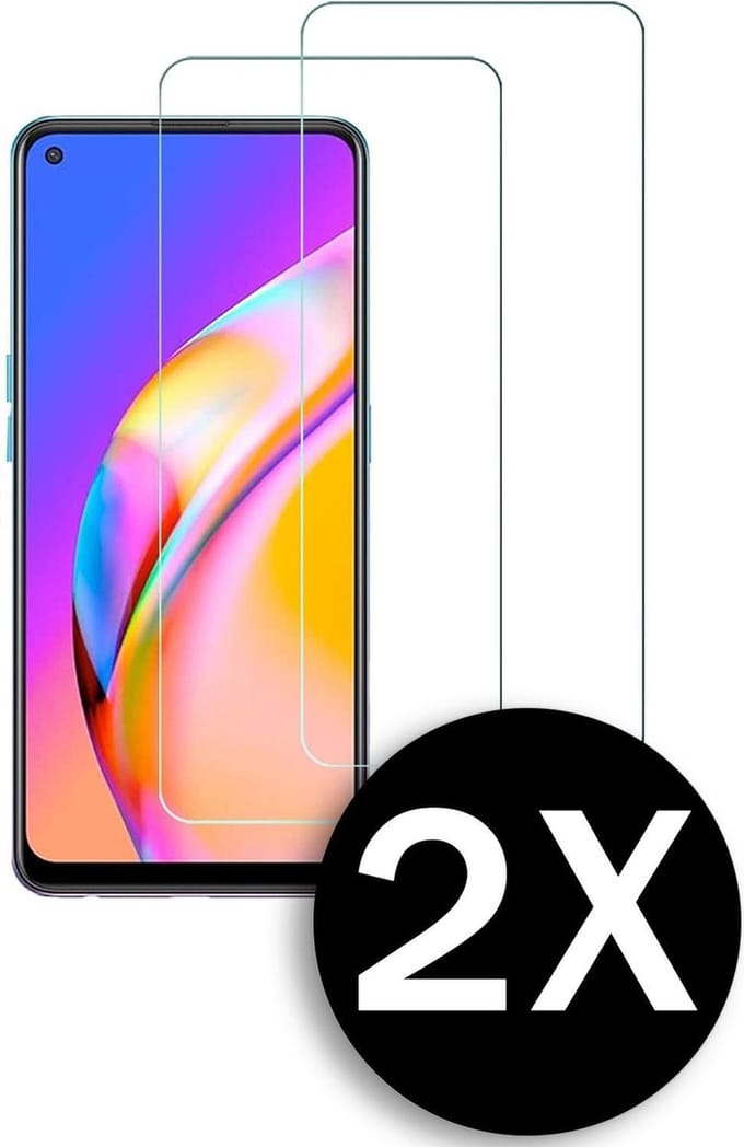 HB Glas Geschikt voor Oppo A74 4G - Screenprotector Glas Gehard Tempered Glass - 2 Stuks