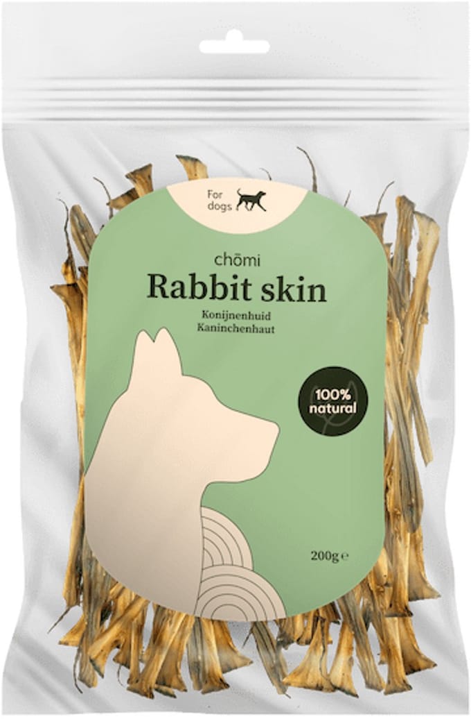 Chomi Pets - Konijnenhuid kauwsnack - 200 gram