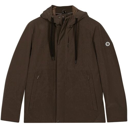 Baileys Jack Drawstring Hood Padded Zipped Sidepockets Donker Groen / male