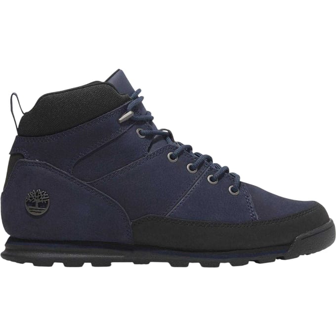 Timberland Heren Euro Rock Leren Halfhoge Laarzen (Marine)