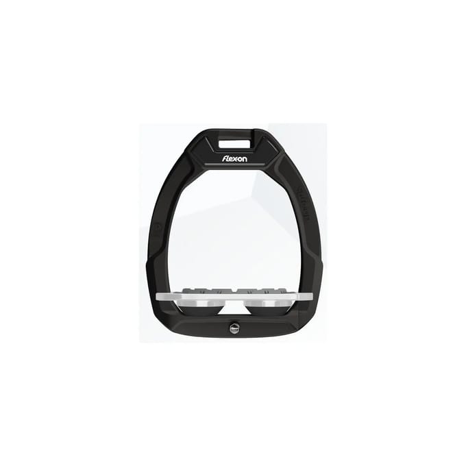 Veiligheidsstijgbeugels Plat Grip Zwart/Grijs/Zwart Flex-On Safe-On