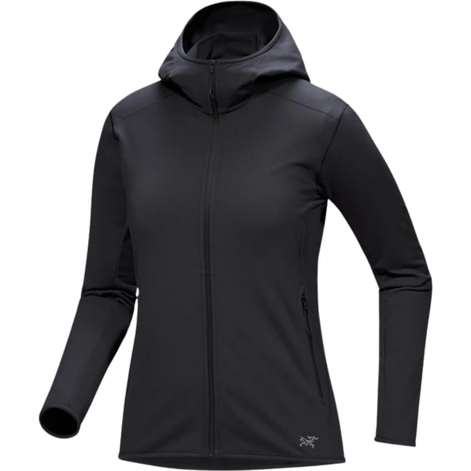 Kyanite LT Hoody Fleece Dames Black M