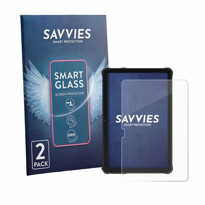 2 Stuks Savvies Screenprotector - geschikt voor Oukitel RT10 - beschermfolie glas transparant