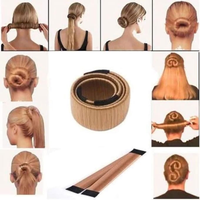 Donút Hulp / Knot Maker / Haarknot - Bruin