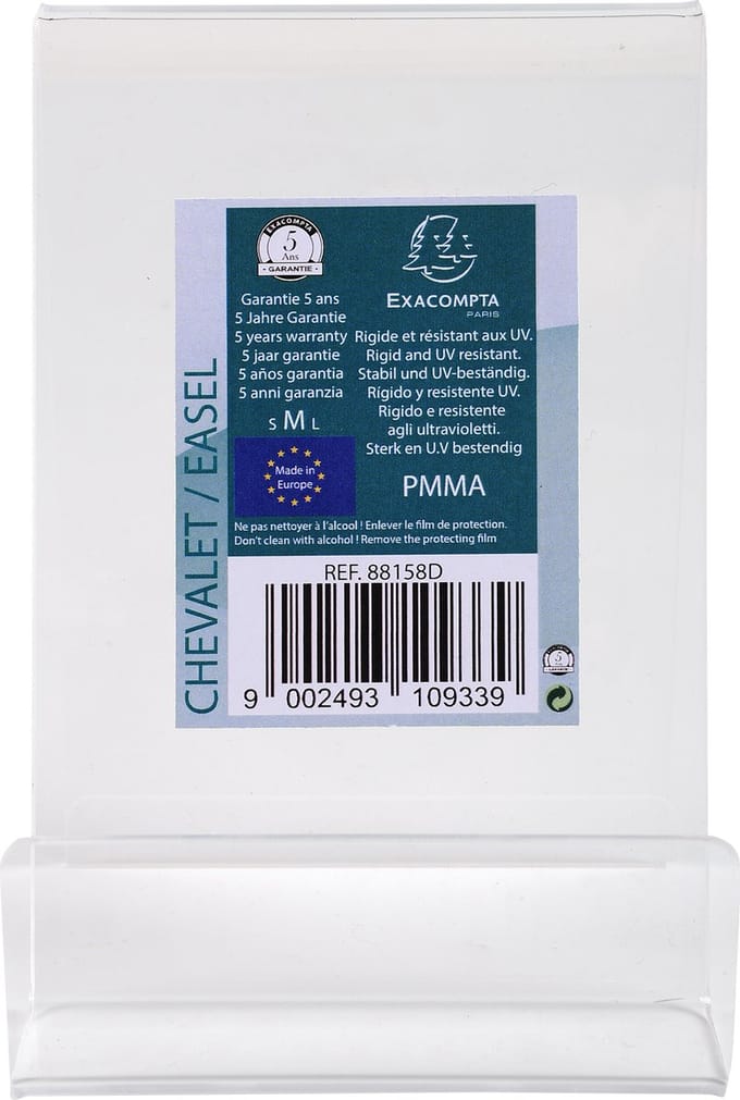 Exacompta 10x Staander maat M transparant - Transparant - 88158D