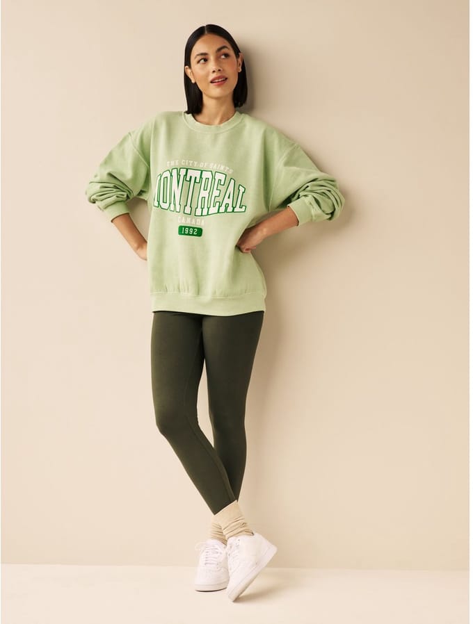 Next - Dames - Lange legging - Groen
