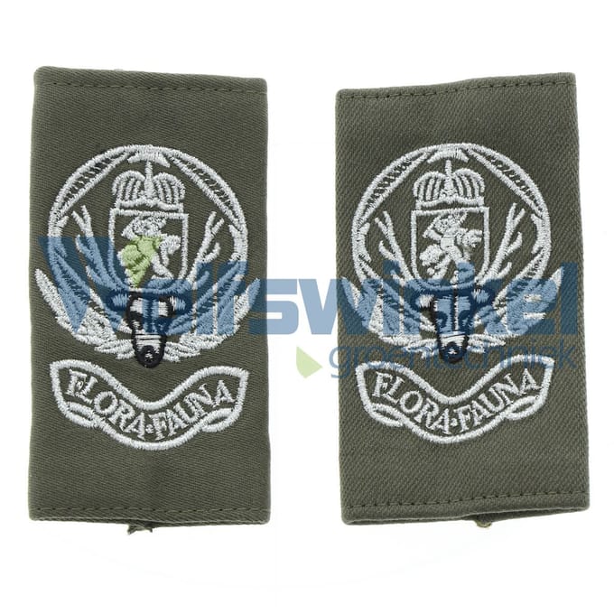 Nvvn epaulette logo + florafauna 2 stuks