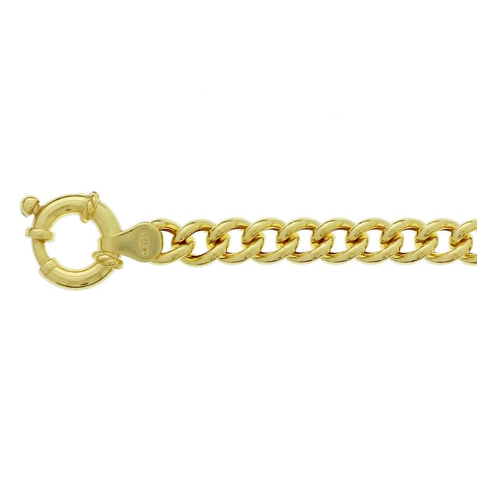 Armband Gourmette 5,5 Mm 18,5 Cm Met Groot Springslot