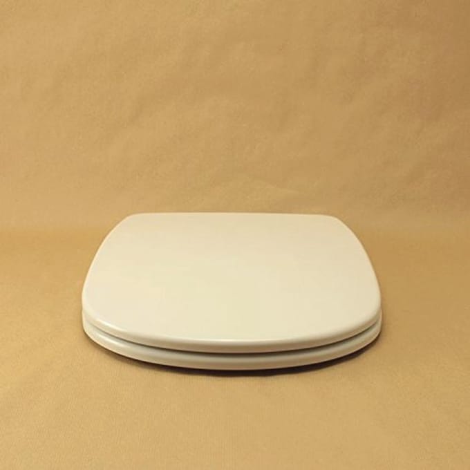 Witte WC-bril met Soft Close en RVS Scharnieren