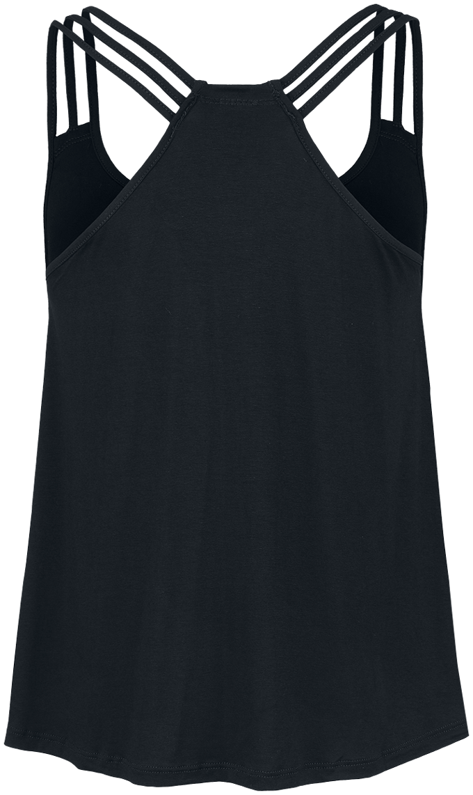 Outer Vision Top - Trini - S tot XXL - voor Vrouwen - zwart